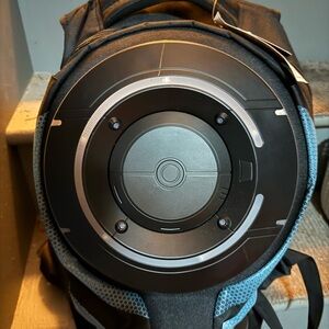 Black and Gray Tron Backpack